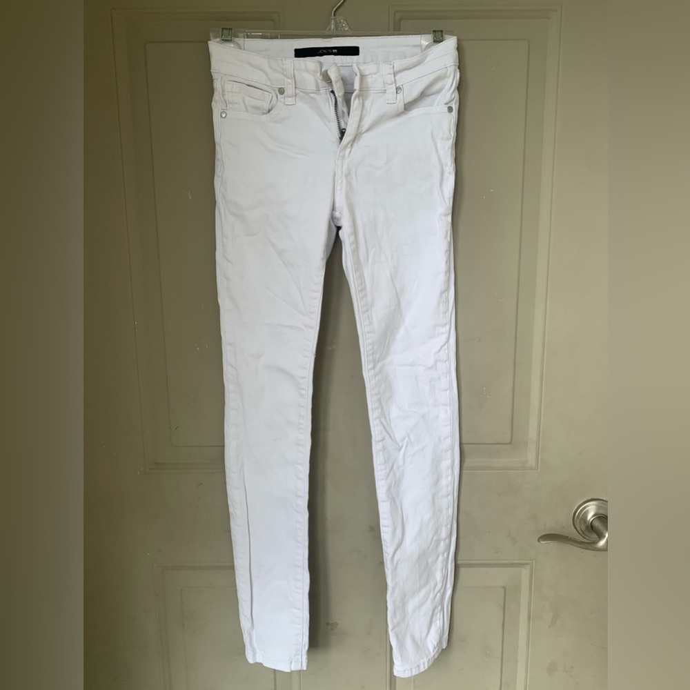 Joes Jeans white skinny jeans